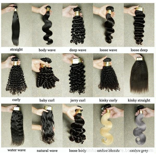 Hair Extensions Bundle Wholesale in India Single Donor Raw Human with Closure Double Drawn Indian with 13*4 Frontal Remy Hair